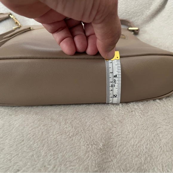 Segolene Beige Leather Purse With imperfections on the strap see pics - Picture 4 of 14